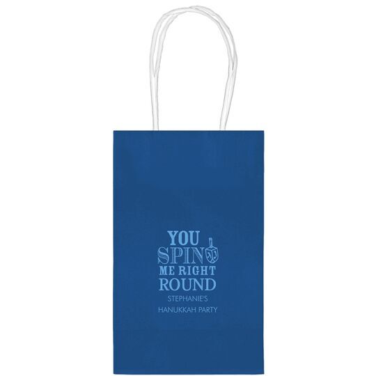 You Spin Me Right Round Medium Twisted Handled Bags